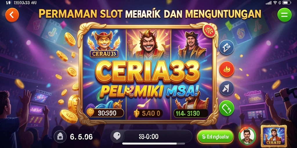 Gameplay menarik dari CERIA33 menunjukkan keseruan bermain Slot.