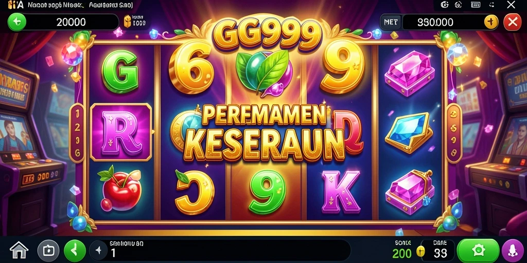 Tampilan gameplay Slot yang menarik dan penuh warna.