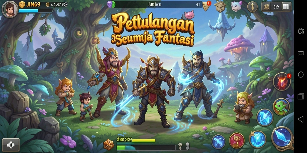Tangkapan layar gameplay JIN69 yang menampilkan aksi seru dalam petualangan.