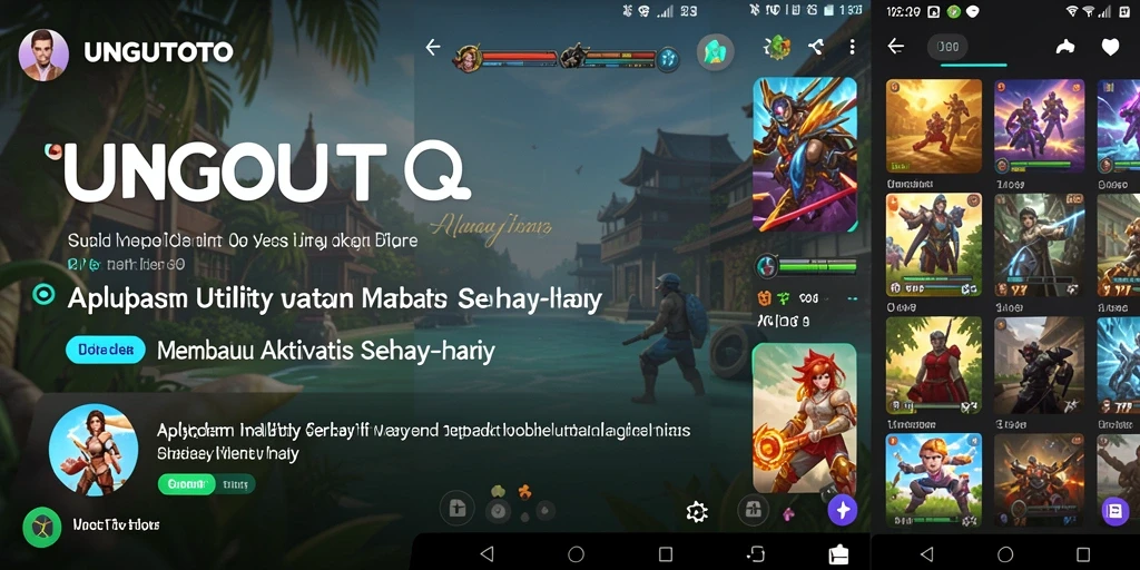 Tampilan antarmuka UNGUTOTO yang user-friendly dan fungsional.