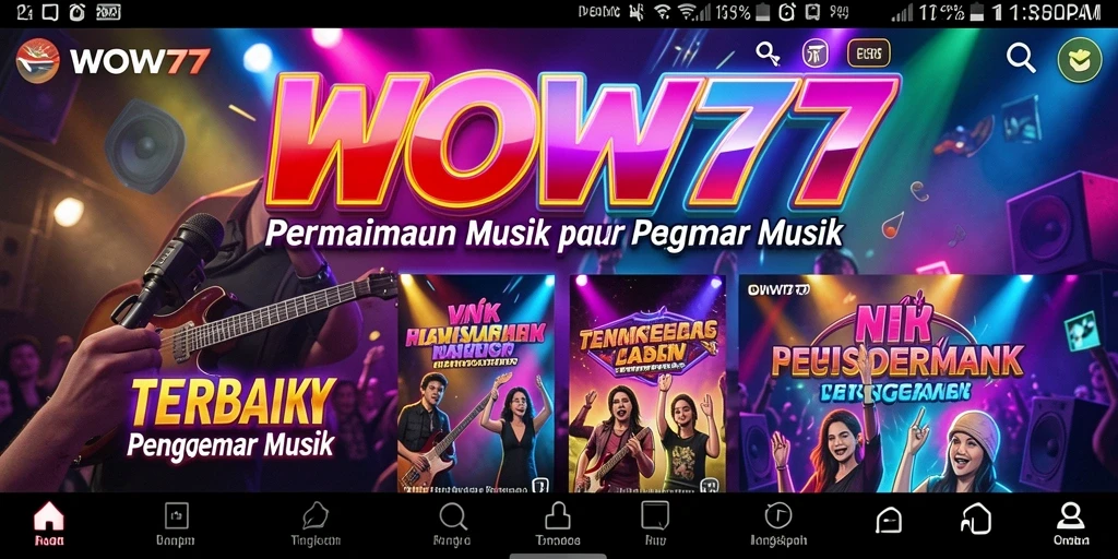 Tampilan gameplay WOW77 yang menarik dan interaktif.